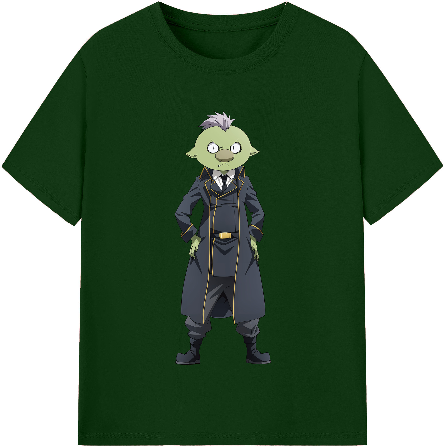 （画像用） 転スラ Regarding Reincarnated to Slime 綿100％半袖Tシャツ（フロントプリント）
